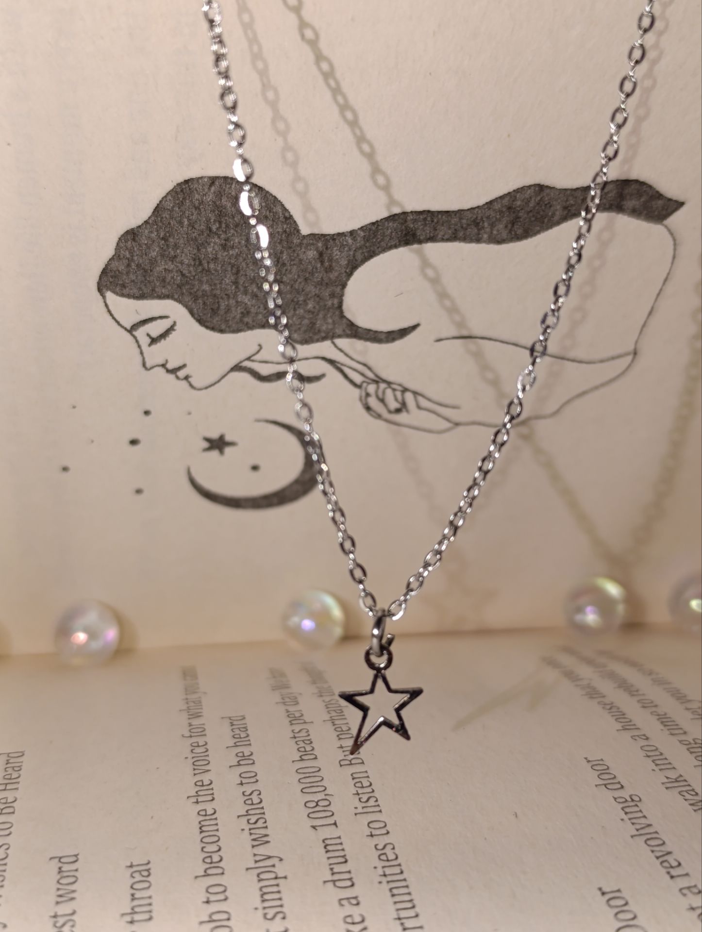 گردنبند ستاره دنباله دار مینیمال